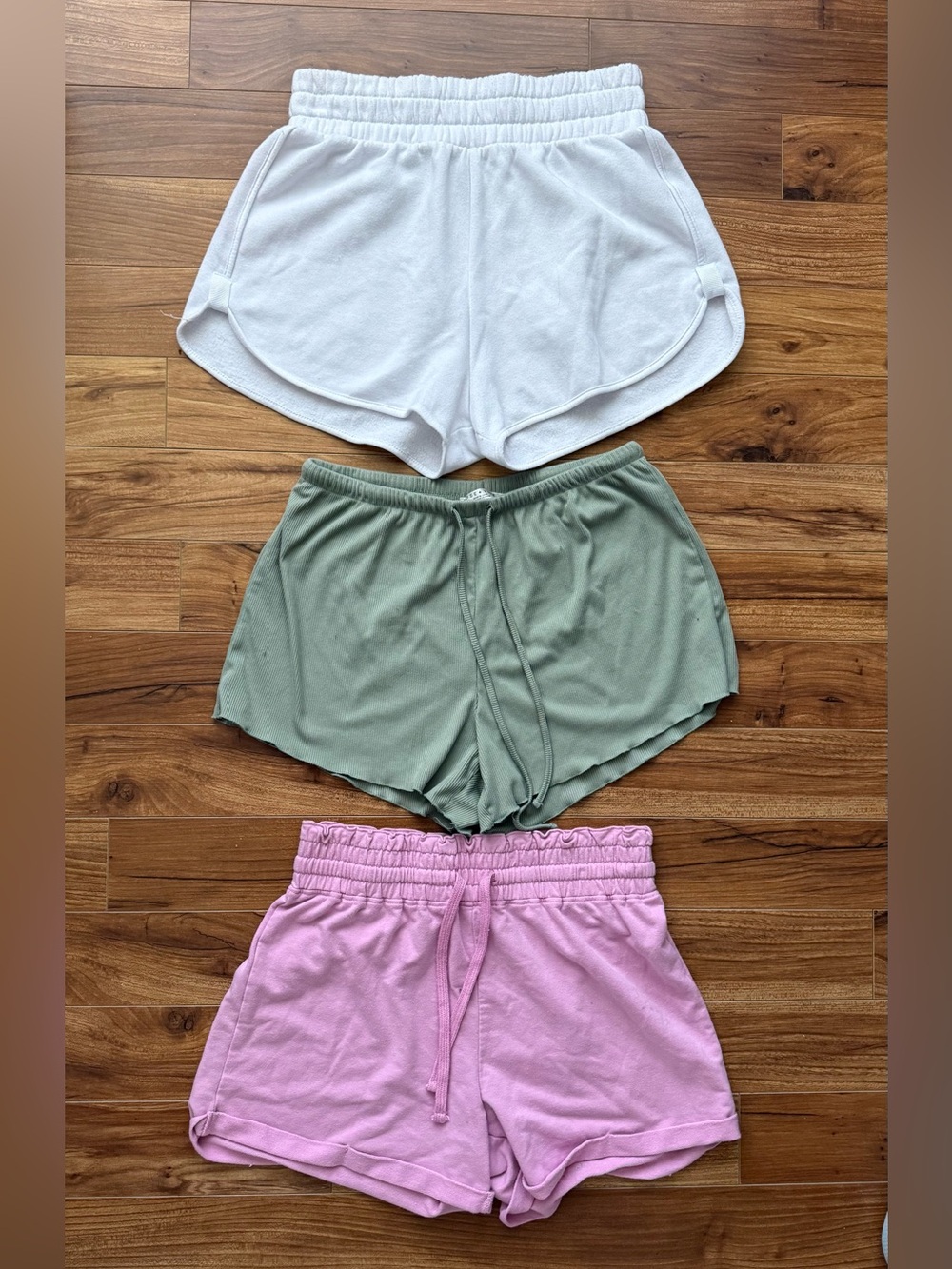 Lot of 3 Casual Lounge Shorts Size M | Forever 21, Ardene, Rose + Vine